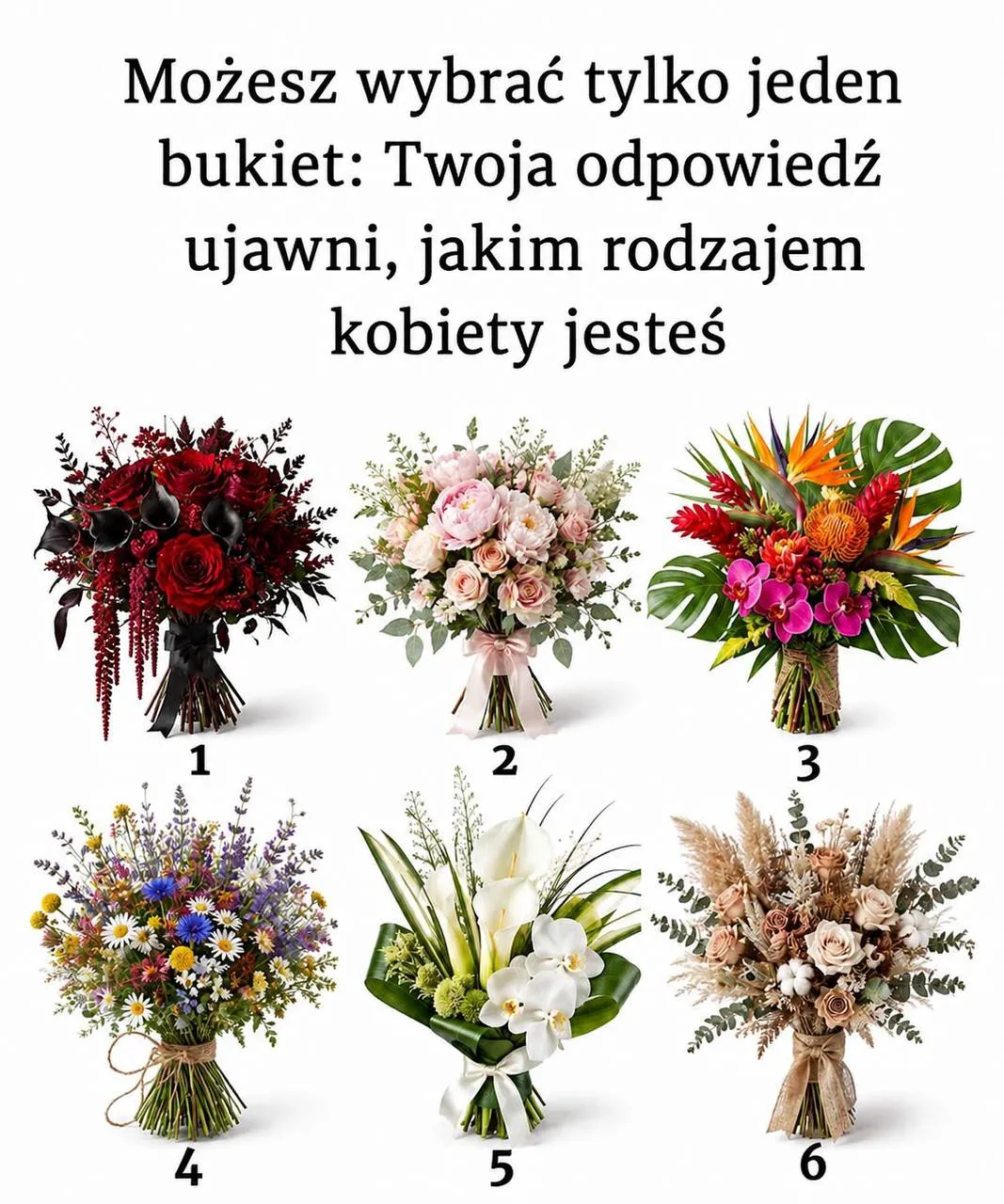 Wybór bukietu jako odkrycie siebie